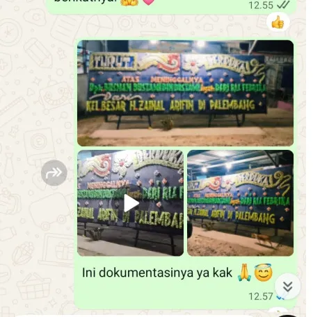 Pengiriman Papan Bunga Duka Binus Anggrek