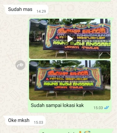 Pengiriman Papan Bunga Binus Anggrek