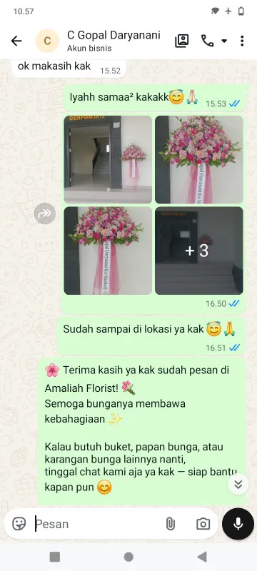 Pengiriman Karangan Bunga Binus Anggrek