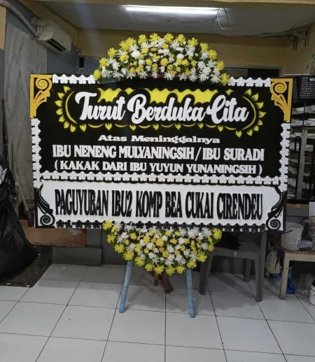 Papan Bunga Duka Binus Anggrek